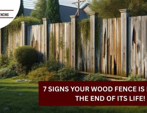 7 Signs Your Wood Fence Is Nearing the End of Its Life!